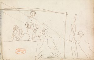 Figurencompositie Studie 18 door George Romney